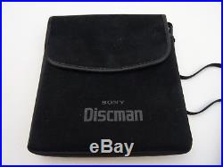 Sony Discman Portable CD Player D-250 Parts Only Read Description 1989