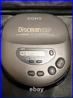 Sony Discman Portable CD Player -tested working, player only