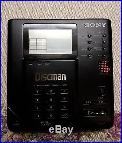 Sony Discman Walkman D-35/ D350 WITH CASE PERFECT TESTED CD PLAYER