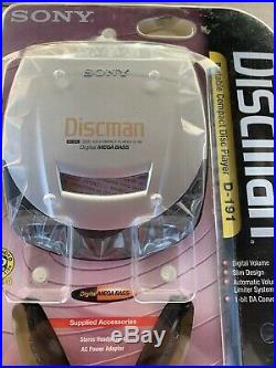 Sony Discman, portable Compact Disc Player D 191, Sealed