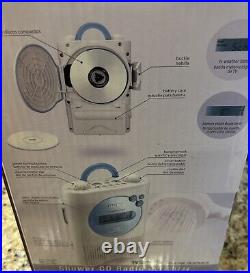 Sony ICF-CD73V Shower CD Player Clock Weather Radio NEW SEALED MINT