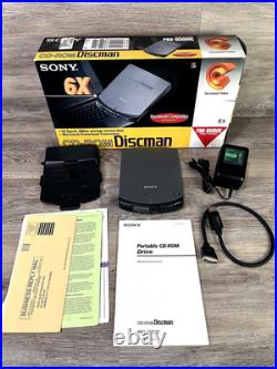 Sony PRD-650MC CD-ROM Discman MacIntosh Compatible for PowerBook Quad Speed NIOB
