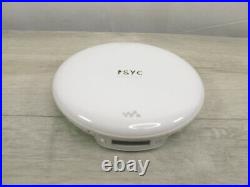 Sony PSYC CD Walkman D-NE050 White Digital Display AVLS Mega Bass G-Protection