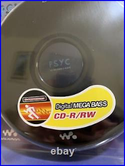 Sony PSYC CD Walkman Portable CD Player Black (D-EJ010) Brand New in Package