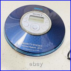 Sony PSYC D-NF420 Atrac3Plus CD MP3 Walkman AM FM Radio Headphone with Case Logic