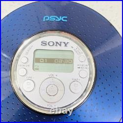 Sony PSYC D-NF420 Atrac3Plus CD MP3 Walkman AM FM Radio Headphone with Case Logic