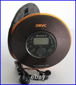 Sony PSYC MP3/ATRAC Portable CD Player CD Walkman Purple VGC (D-NE320/BC1)