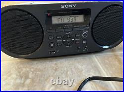 Sony Portable Bluetooth Digital Turner AM/FM CD Player Mega Bass