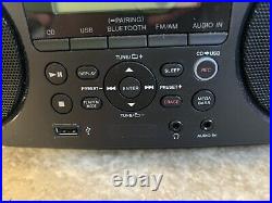 Sony Portable Bluetooth Digital Turner AM/FM CD Player Mega Bass