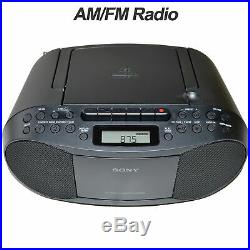 Sony Portable CD Player Boombox with AM/FM Radio & Cassette Tape Player +