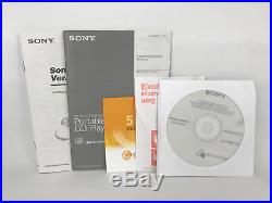 Sony Portable CD Player D-NE329LIV with Speaker Dock BCA-DNE320S Complete In Box