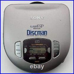 Sony Portable CD Player Walkman D-365 Vintage Audio Tested