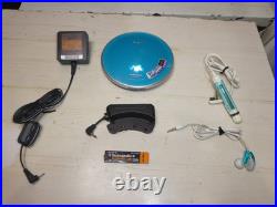 Sony Portable CD Player Walkman High sound quality model D-NE730 Blue Vintage JP