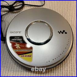 Sony Portable CD Walkman D-EJ011 Silver