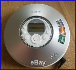 Sony Portable CD Walman D-ne319 Mp3 Atrac3plus Boxed Vgc