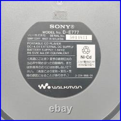 Sony Portable Cd Player Walkman D-E777 Tested Working Discman Audio Music