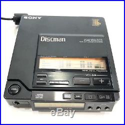 Sony Portable Discman D-555 Audiophile Works (Needs Power Cord, Not Included)