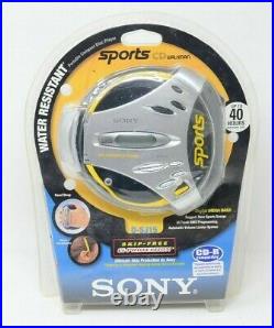 Sony Portable Sports CD Player Walkman Discman DSJ15 Tested G Protection D-SJ15