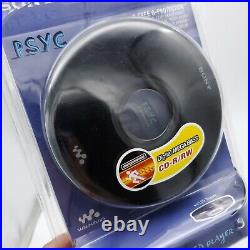 Sony Psyc CD Walkman CD-R/RW Mega Bass Portable CD Player Black D-EJ010