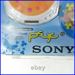 Sony Psyc CD Walkman D-EQ550 Summer Blue Orange Fizz Blister Pack New Old Stock