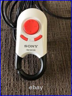 Sony Psyc Flare White Walkman Portable CD Player + Remote + Headphones (D-EJ100)
