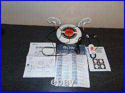 Sony Psyc Flare White Walkman Portable CD Player + Remote + Headphones (D-EJ100)