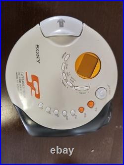 Sony S2 Sports Walkman Portable CD Player Weather/AM/FM Radio Preowned Tested