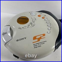 Sony S2 Sports Walkman Portable CD Player Weather/AM/FM Radio VGC (D-FS601)