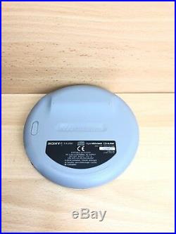 Sony Silver Walkman D-EJ250 Portable CD Player G-Protection. +CASE+CHARGER