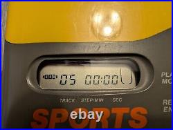 Sony Sports Discman CD Player ESP Yellow & Gray (D-421SP) No Headphones