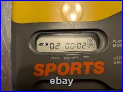 Sony Sports Discman CD Player ESP Yellow & Gray (D-421SP) No Headphones