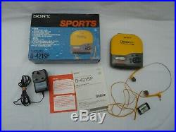 Sony Sports Discman ESP D-421SP CD Compact Player in Box