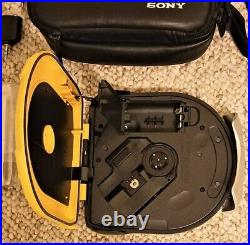 Sony Sports Discman ESP2 D-ES51 Portable CD Walkman Tested Works! WithExtras