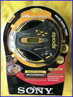 Sony Sports Walkman D-FS18 CD Player with Digital FM/AM Radio Tuner (NEW)