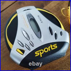 Sony Sports Walkman Portable CD Player D-SJ15 mdr-w014 headphones