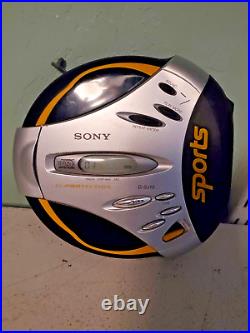 Sony Sports Walkman Portable CD Player G-Protection D-SJ15 Fully Functional