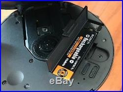 Sony Ultra Slim CD Walkman D-EJ2000 Black Magnesium Works Great Batteries AS IS