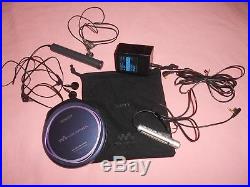 Sony Vintage D-EJ825 CD Walkman G Protection Power Supply Battery Backup Pouch
