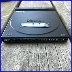 Sony Vintage Discman Compact Player D-J50 Working
