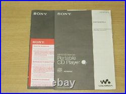 Sony WALKMAN D NE730 CD Player
