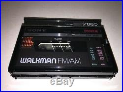 Sony Walkman CASSETTE TAPE PLAYER PORTABLE WM-F10 II NEEDS WORK JOB LOT