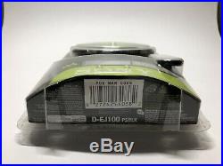 Sony Walkman CD D-EJ100 Portable CD Player PSBLK Black & Neon Green NEW