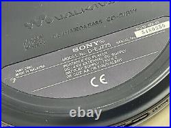 Sony Walkman CD D-EJ775 complete LCD Remote + earphones manuals power supply