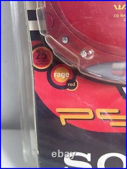 Sony Walkman CD Player D-E220 Model Retro Ruby Red Color W Max ESP Bass