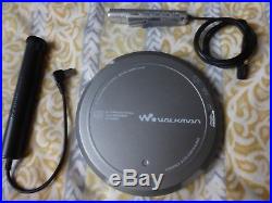 Sony Walkman CD Player D-EJ955 with Remote & External Battery Supply. VGC