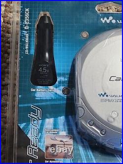 Sony Walkman CD Player ESPMax With Car Kit D-E356CK NEW SEALED RARE