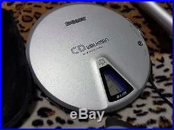 Sony Walkman CD Portable Player D-e-j01 Sliding Loader