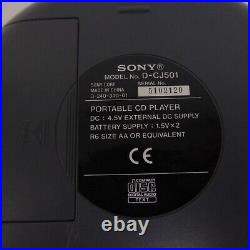 Sony Walkman D-CJ501 G Protection MP3 24H Play Back Portable CD Player