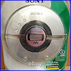 Sony Walkman D-EJ100 Personal Portable CD Player Silver Blister pack sealed UK