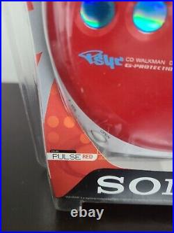 Sony Walkman D-EJ360 Portable Personal CD Player Psyc Pulse Red 2003